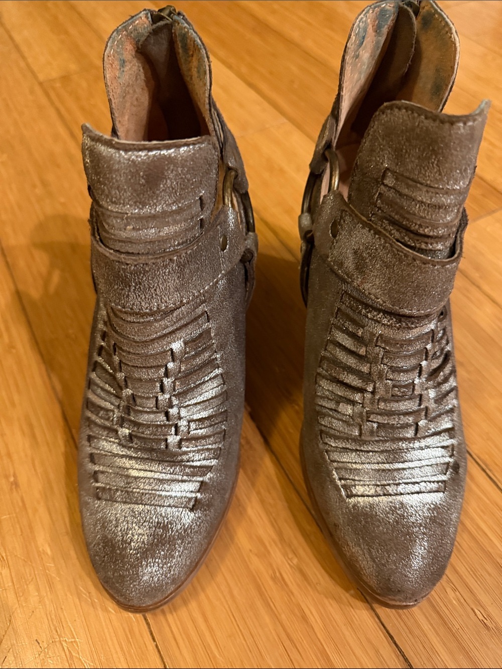 Seychelles Metallic Bronze Impossible Booties